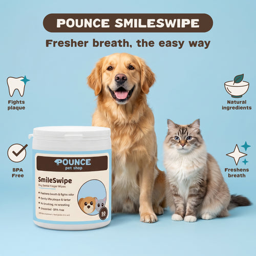 SmileSwipe™ Pet Dental Wipes