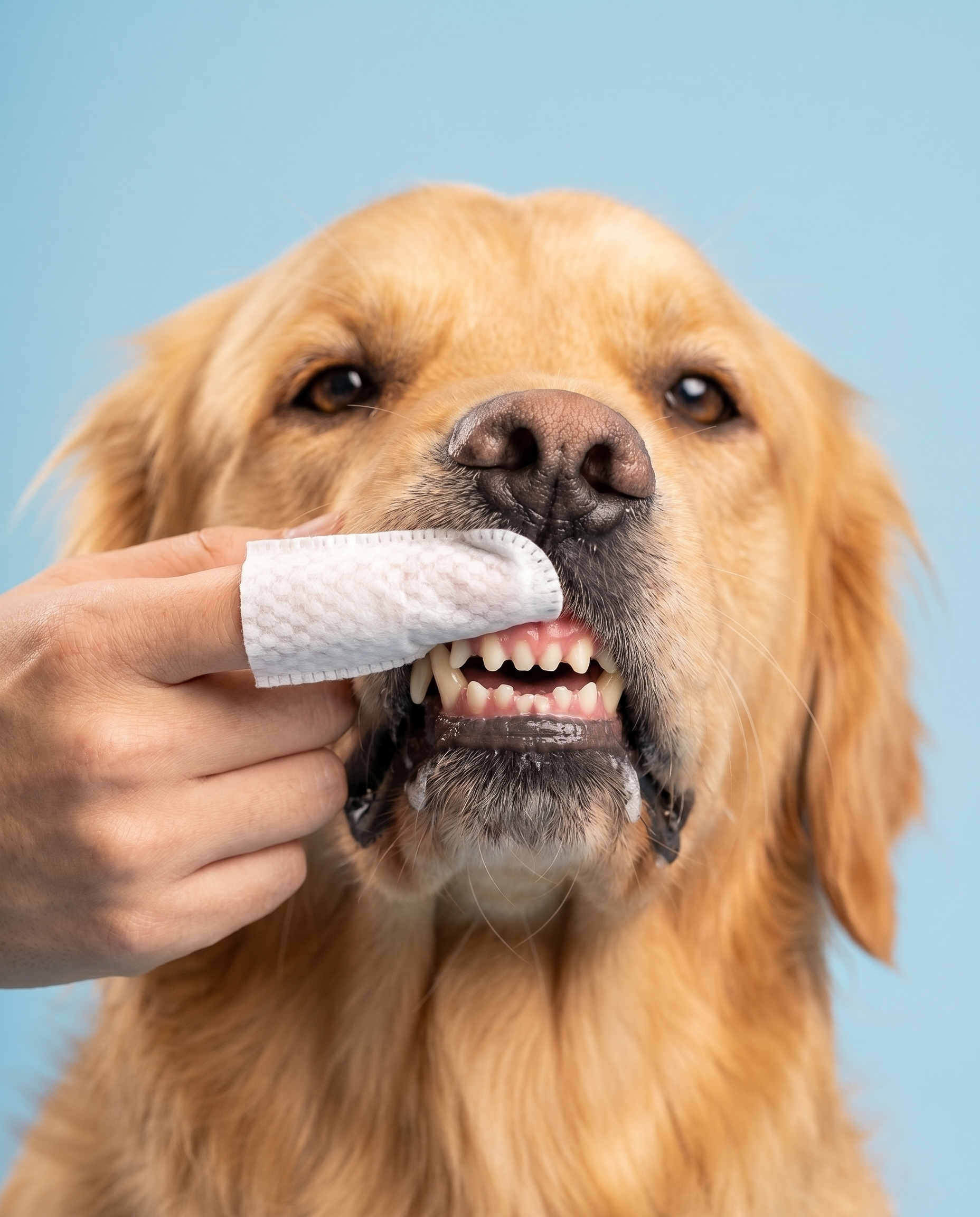 SmileSwipe pet dental finger wipes for dogs and cats
